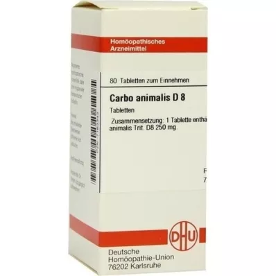 CARBO ANIMALIS D 8 tableta, 80 kom