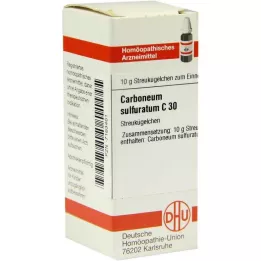 CARBONEUM SULFURATUM C 30 globula, 10 g