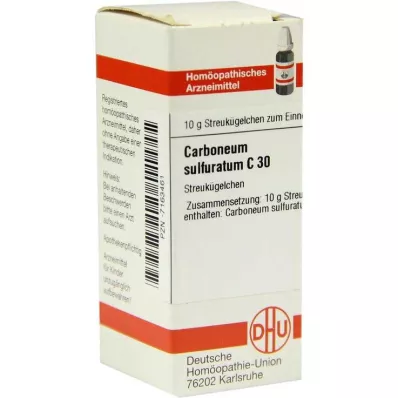 DHU Carboneum sulfuratum C 30 globula, 10 g DHU Carboneum sulfuratum C 30 globula, 10 g