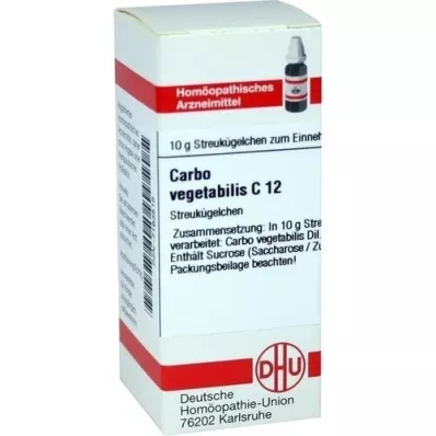 CARBO VEGETABILIS C 12 globula, 10 g