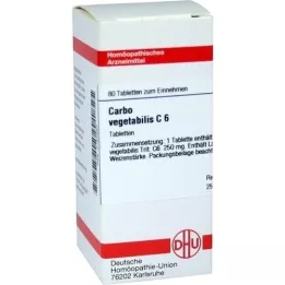 CARBO VEGETABILIS C 6 tableta, 80 kom