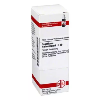 CAUSTICUM HAHNEMANNI C 30 razrjeđenje, 20 ml
