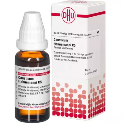 CAUSTICUM HAHNEMANNI C 5 razrjeđenje, 20 ml