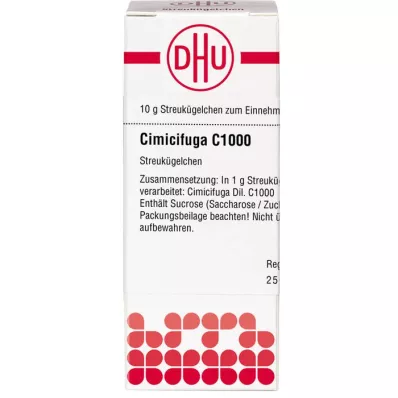 CIMICIFUGA C 1000 globula, 10 g