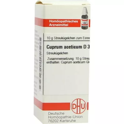 CUPRUM ACETICUM D 3 globule, 10 g CUPRUM ACETICUM D 3 globule, 10 g