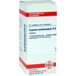 CUPRUM ARSENICOSUM D 8 tableta, 80 kom