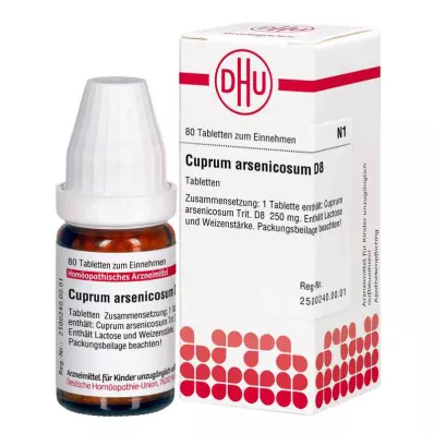 Cuprum Arsenicosum D8 tablete (80 komada)