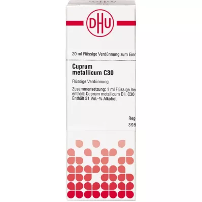 CUPRUM METALLICUM C 30 razrjeđenje, 20 ml