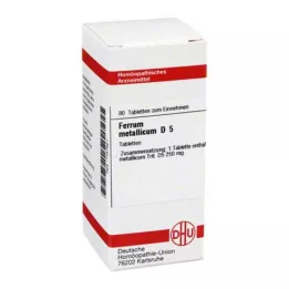 FERRUM METALLICUM D 5 tableta, 80 kom
