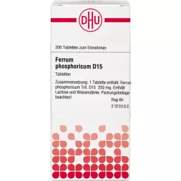 FERRUM PHOSPHORICUM D 15 tableta, 200 kom