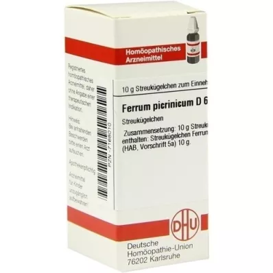 FERRUM PICRINICUM D 6 globula, 10 g