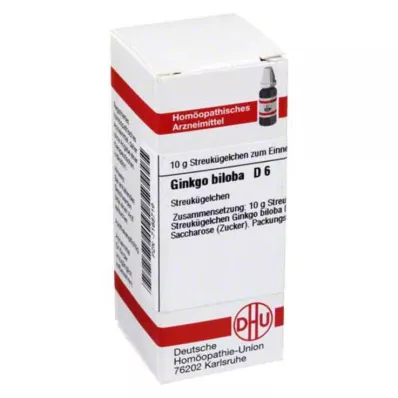 GINKGO BILOBA D 6 globula, 10 g GINKGO BILOBA D 6 globula, 10 g