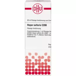 HEPAR SULFURIS C 200 razrjeđenje, 20 ml