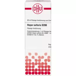 HEPAR SULFURIS D 200 razrjeđivanje, 20 ml