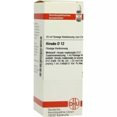 HIRUDO D 12 Razrjeđenje, 20 ml