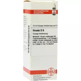 HIRUDO D 6 Razrjeđenje, 20 ml