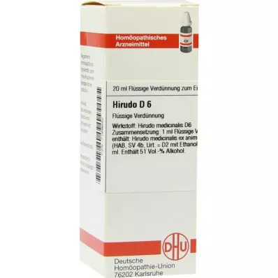 DHU Hirudo D 6 razrjeđenje, 20 ml