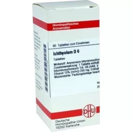 ICHTHYOLUM D 6 tableta, 80 kom