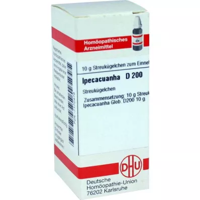 DHU Ipecacuanha D 200 globula, 10 g DHU Ipecacuanha D 200 globula, 10 g