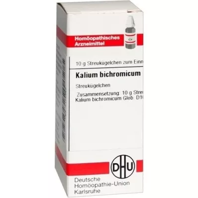 KALIUM BICHROMICUM D 10 globula, 10 g