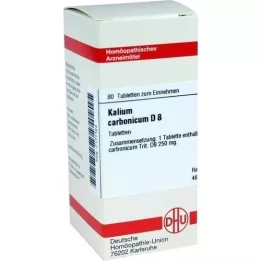 KALIUM CARBONICUM D 8 tableta, 80 kom