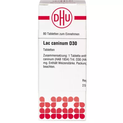 LAC CANINUM D 30 tableta, 80 kom