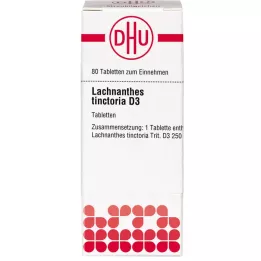 LACHNANTHES tinctoria D 3 tablete, 80 kom