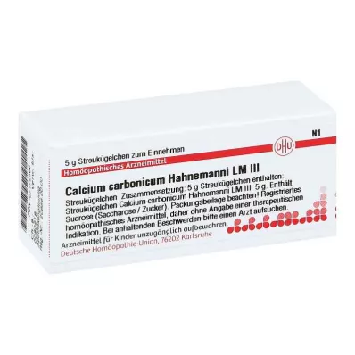 Lm kalcij ugljikohidrata.III globule Hahnemanni (5 g)