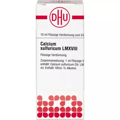 CALCIUM SULFURICUM LM XVIII Razrjeđenje, 10 ml