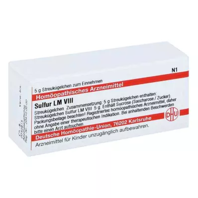 SULFUR LM VIII Globule, 5 g SULFUR LM VIII Globule, 5 g