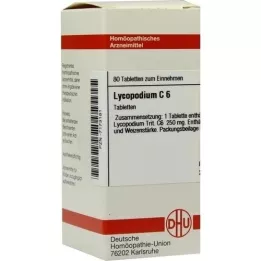 LYCOPODIUM C 6 tableta, 80 kom