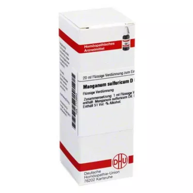 DHU Manganum sulfuricum D 6 Razrjeđenje, 20 ml