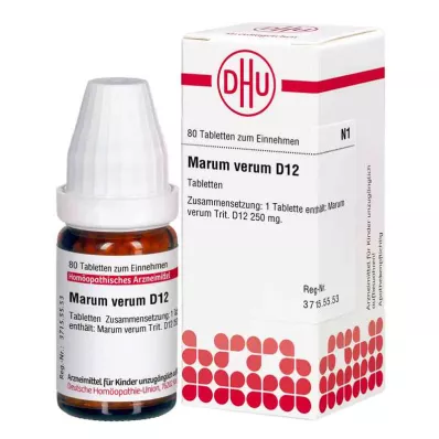 Marum Verum D12 tablete (80 komada) Marum Verum D12 tablete (80 komada)
