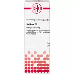 MELISSA D 2 razrjeđenje, 20 ml