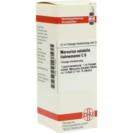 MERCURIUS SOLUBILIS Hahnemanni C 6 razrjeđenje, 20 ml