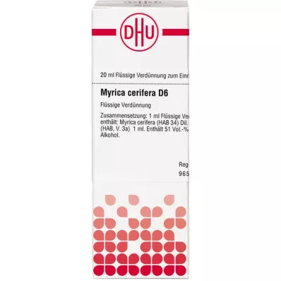 MYRICA cerifera D 6 Razrjeđenje, 20 ml