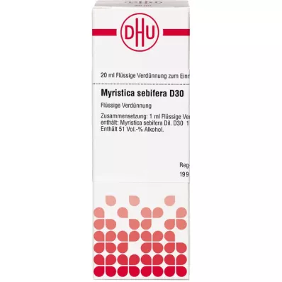 MYRISTICA SEBIFERA D 30 razrjeđenje, 20 ml