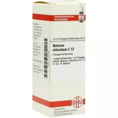 Sodium Chloratum C12 razrjeđenje (20 ml)
