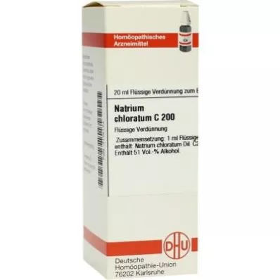 Sodium Chloratum C200 razrjeđenje (20 ml)