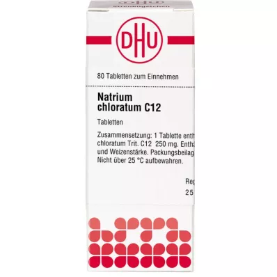 NATRIUM CHLORATUM C 12 tableta, 80 kom