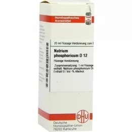 NATRIUM PHOSPHORICUM D 12 Razrjeđenje, 20 ml