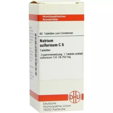NATRIUM SULFURICUM C 6 tableta, 80 kom