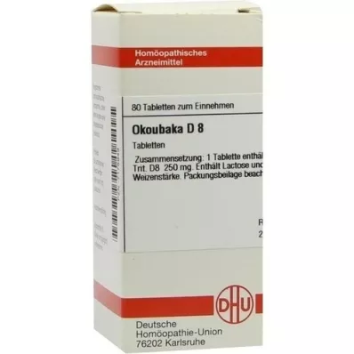 OKOUBAKA D 8 tableta, 80 kom