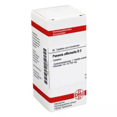 DHU Paeonia officinalis D 2 tablete, 80 kom