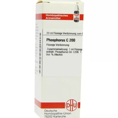 DHU Fosfor C 200 razrjeđenje, 20 ml DHU Fosfor C 200 razrjeđenje, 20 ml
