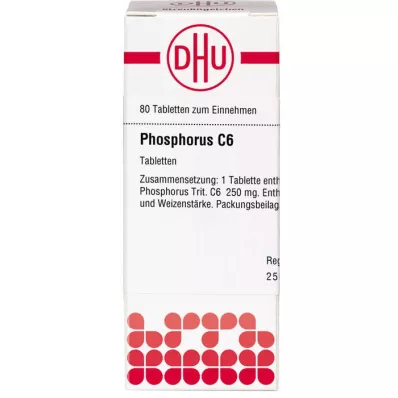 PHOSPHORUS C 6 tableta, 80 kom