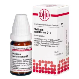 PLATINUM METALLICUM D 10 globula, 10 g
