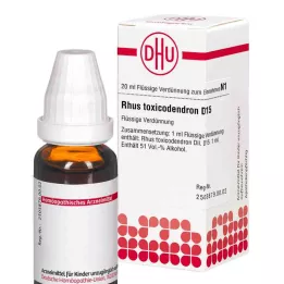 RHUS TOXICODENDRON D 15 Razrjeđenje, 20 ml