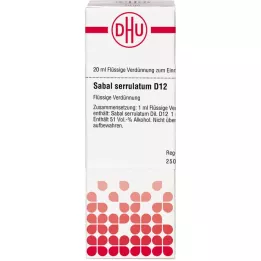 SABAL SERRULATUM D 12 Razrjeđenje, 20 ml