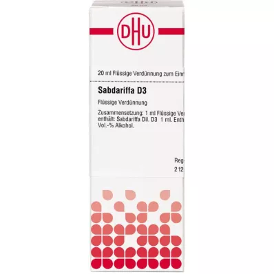SABDARIFFA D 3 razrjeđenje, 20 ml